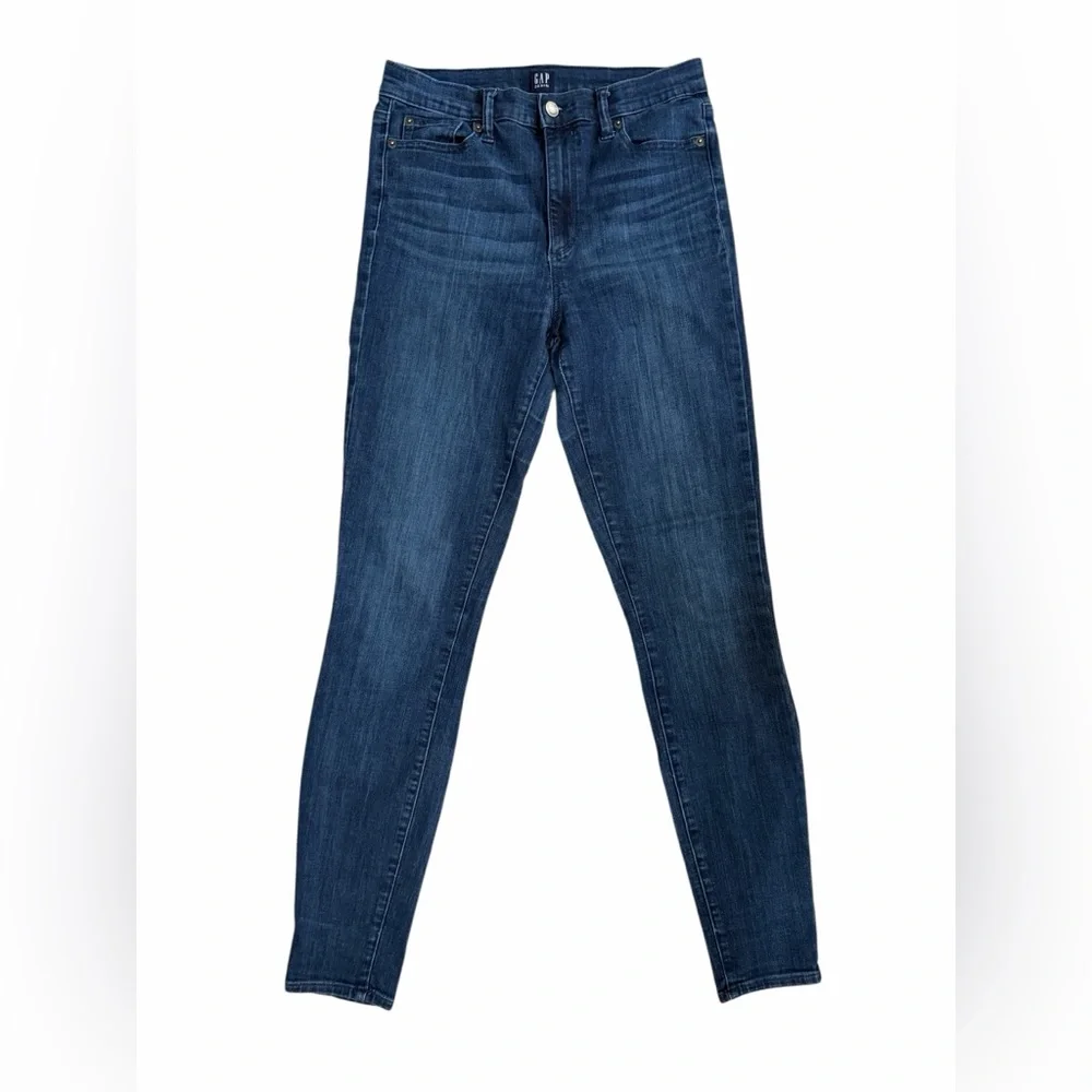 GAP High-Rise Legging Dark Blue Women’s Skinny Jeans Sz 27 TALL